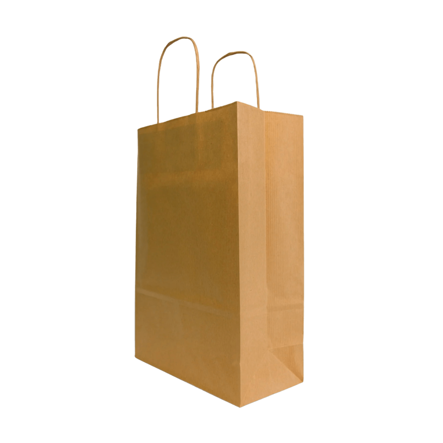 Papirnate vrećice s pletenom ručkom - NATRON - 260x120x350mm